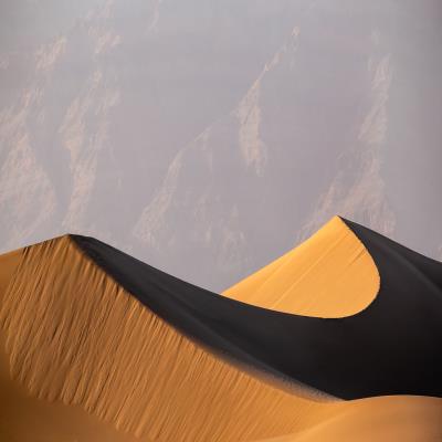 Mesquite Sand Dunes at sunset